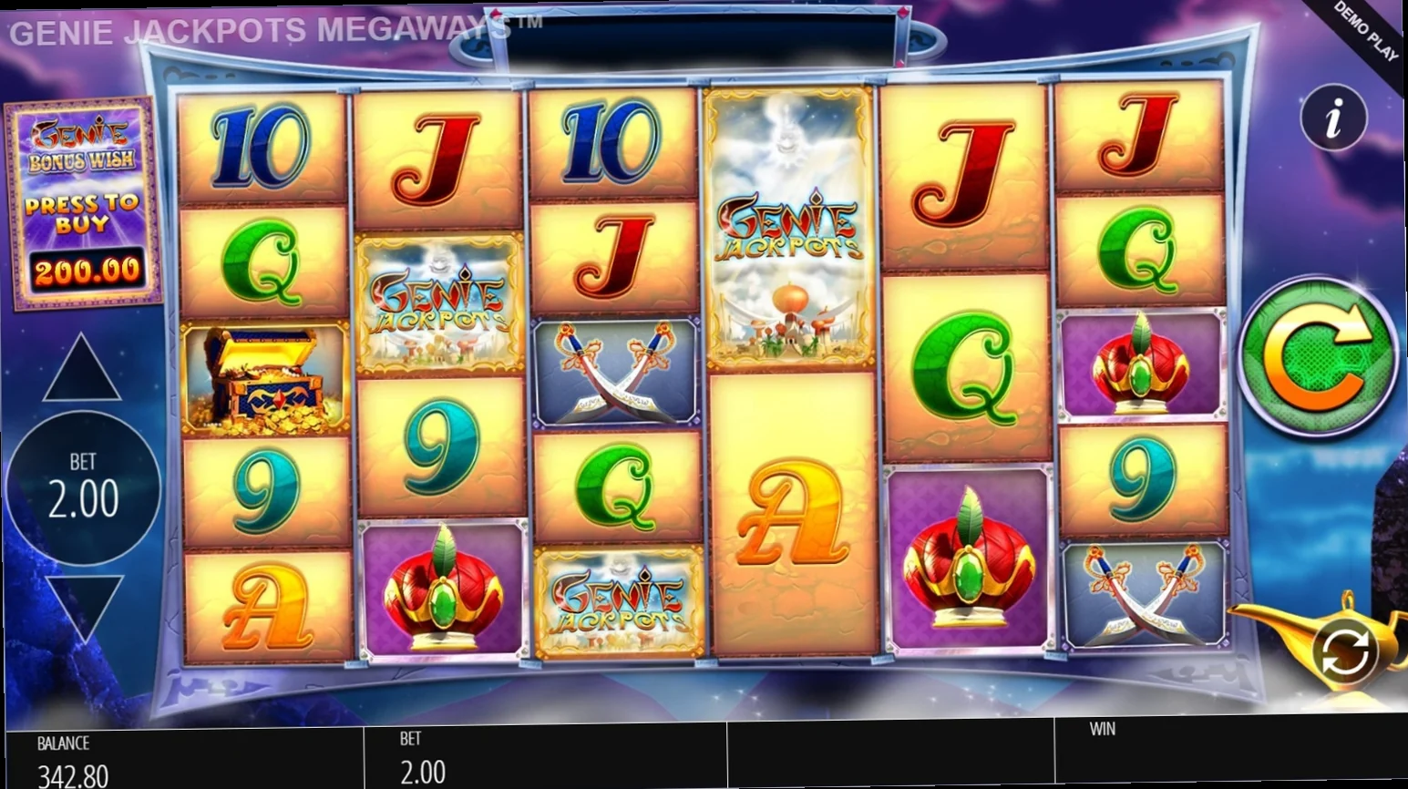 Genie Jackpots Megaways von Blueprint Gaming